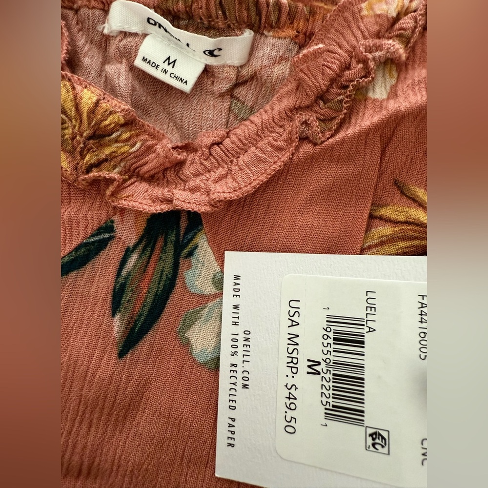 NWT O'Neill Luella Babydoll Dress - Picture 3 of 4
